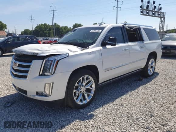 2017 Cadillac Escalade ESV Premium Luxury с VIN 1GYS4JKJ9HR172649, выставлен на аукционе Copart как лот 65895145 с пробегом Не указан миль и Списание • Salvage title. История ставок и продаж доступна на DreamBid. Изображение 1.
