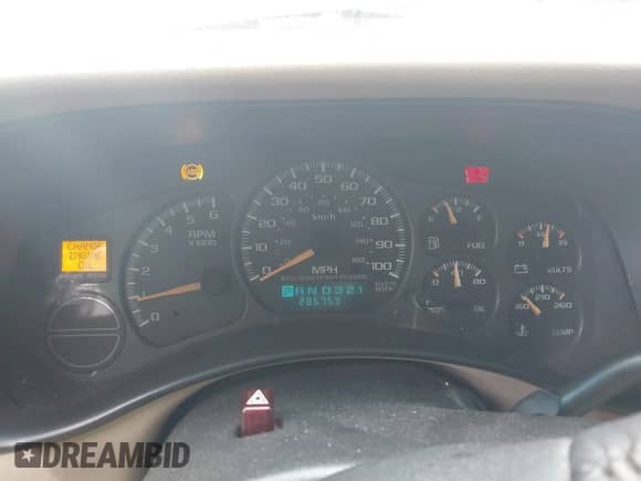 2002 Chevrolet Tahoe LS with VIN 1GNEC13Z32J231413, listed as a IAAI auction lot 42144130 with 286,759 mi miles and . Bid and sale history available at DreamBid. Image 7.