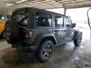 2021 Jeep Wrangler Unlimited Willys with VIN 1C4HJXDN7MW509536, listed as a Copart auction lot 80489955 with 80,684 mi miles and Salvage title. Bid and sale history available at DreamBid. Image 3.