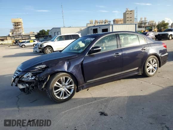 2012 Hyundai Genesis 4.6L с VIN KMHGC4DF5CU170066, выставлен на аукционе Copart как лот 65704025 с пробегом 101 552 миль миль и Чистый • Clean title. История ставок и продаж доступна на DreamBid. Изображение 1.