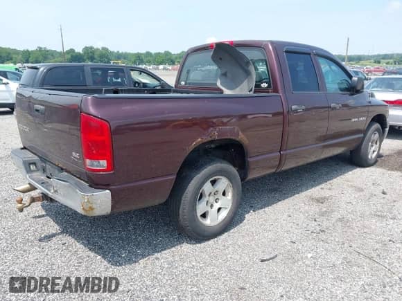2004 Dodge 1500 SLT with VIN 1D7HA18N84J227092, listed as a IAAI auction lot 42834242 with 241,796 mi miles and . Bid and sale history available at DreamBid. Image 4.