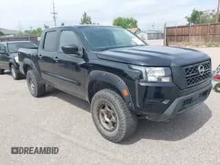 2022 Nissan Frontier SV with VIN 1N6ED1EKXNN610697, listed as a IAAI auction lot 42428912 with 17,912 mi miles and . Bid and sale history available at DreamBid. Image 1.