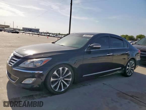 2012 Hyundai Genesis R-Spec z VIN KMHGC4DH7CU182527, wystawiony jako Copart lot #66891695 z przebiegiem 128 271 mil mil oraz Szkoda całkowita • Salvage title. Historia ofert i sprzedaży dostępna na DreamBid. Obrazek 1.