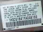 2000 Honda Accord LX с VIN 1HGCG1641YA048168, выставлен на аукционе Copart как лот 80166065 с пробегом 64 489 миль миль и Списание • Salvage title. История ставок и продаж доступна на DreamBid. Изображение 12.