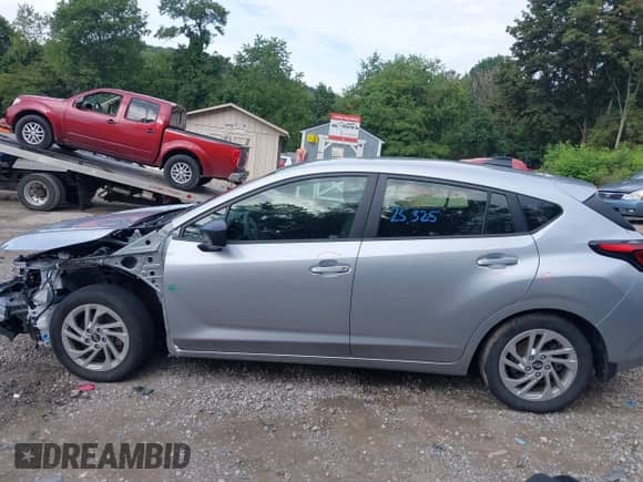 2024 Subaru Impreza with VIN JF1GUABC7R8308500, listed as a IAAI auction lot 42981787 with 25,325 mi miles and . Bid and sale history available at DreamBid. Image 15.