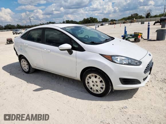 2017 Ford Fiesta S with VIN 3FADP4AJXHM153107, listed as a Copart auction lot 85332095 with 55,345 mi miles and Salvage title. Bid and sale history available at DreamBid. Image 4.