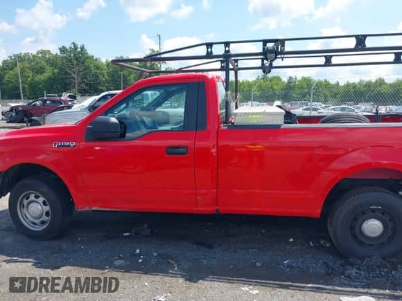 2019 Ford F-150 XL with VIN 1FTMF1CBXKKD80040, listed as a IAAI auction lot 42415800 with 160,431 mi miles and . Bid and sale history available at DreamBid. Image 14.