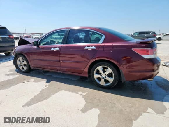 2012 Honda Accord EX with VIN 1HGCP3F72CA040191, listed as a Copart auction lot 80492945 with 191,187 mi miles and Salvage title. Bid and sale history available at DreamBid. Image 2.