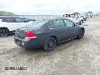2012 Chevrolet Impala Police Police with VIN 2G1WD5E33C1178288, listed as a IAAI auction lot 42121101 with 160,205 mi miles and . Bid and sale history available at DreamBid. Image 4.