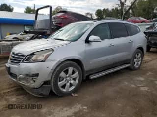 2016 Chevrolet Traverse LT с VIN 1GNKRGKD7GJ265338, выставлен на аукционе Copart как лот 82333655 с пробегом 117 801 миль миль и Списание • Salvage title. История ставок и продаж доступна на DreamBid. Изображение 1.