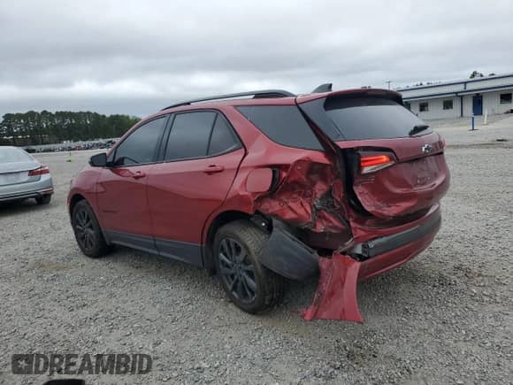 2023 Chevrolet Equinox RS с VIN 3GNAXMEG0PS129556, выставлен на аукционе Copart как лот 80293885 с пробегом 48 997 миль миль и Списание • Salvage title. История ставок и продаж доступна на DreamBid. Изображение 2.