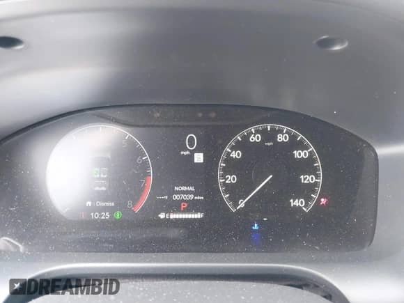 2025 Honda HR-V LX with VIN 3CZRZ1H31SM726848, listed as a IAAI auction lot 42785818 with 7,039 mi miles and . Bid and sale history available at DreamBid. Image 7.