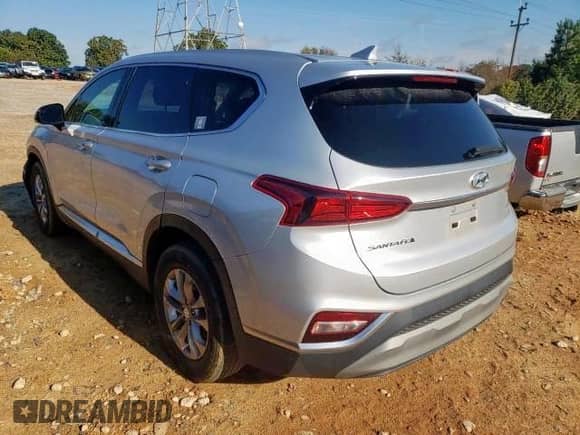 2019 Hyundai Santa Fe SEL with VIN 5NMS3CAD7KH025113, listed as a Copart auction lot 65915102 with 24,584 mi miles and . Bid and sale history available at DreamBid. Image 3.