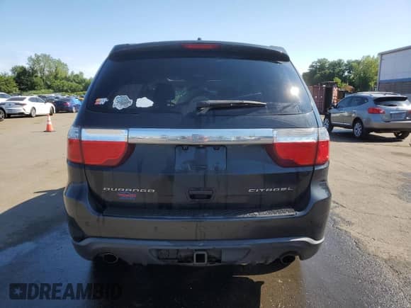 2012 Dodge Durango Citadel with VIN 1C4SDJET9CC360683, listed as a Copart auction lot 68299105 with 184,171 mi miles and Salvage title. Bid and sale history available at DreamBid. Image 6.