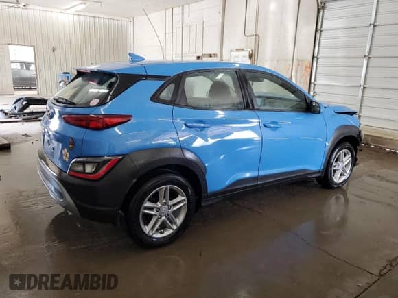 2022 Hyundai Kona SE с VIN KM8K22AB1NU916650, выставлен на аукционе Copart как лот 62870465 с пробегом 38 453 миль миль и Списание • Salvage title. История ставок и продаж доступна на DreamBid. Изображение 3.