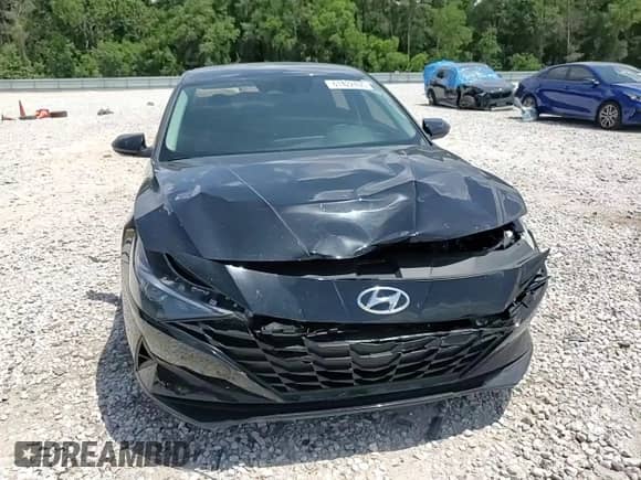 2022 Hyundai Elantra SEL with VIN KMHLM4AG0NU244635, listed as a Copart auction lot 61422495 with 30,056 mi miles and Salvage title. Bid and sale history available at DreamBid. Image 13.