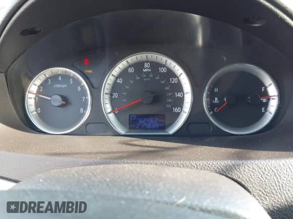 2010 Hyundai Sonata GLS z VIN 5NPET4AC8AH578641, wystawiony jako IAAI lot #42121165 z przebiegiem 217 839 mil mil oraz . Historia ofert i sprzedaży dostępna na DreamBid. Obrazek 7.