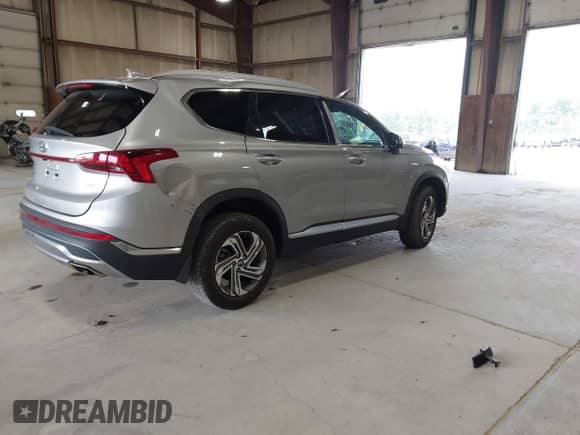 2022 Hyundai Santa Fe SEL with VIN 5NMS2DAJXNH463806, listed as a IAAI auction lot 42855250 with 37,467 mi miles and . Bid and sale history available at DreamBid. Image 4.