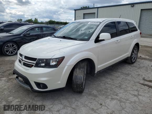 2017 Dodge Journey GT with VIN 3C4PDCEG3HT566162, listed as a Copart auction lot 58539455 with 80,369 mi miles and Salvage title. Bid and sale history available at DreamBid. Image 1.