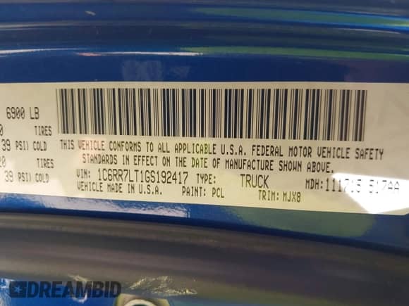 2016 Ram 1500 Big Horn с VIN 1C6RR7LT1GS192417, выставлен на аукционе IAAI как лот 42889918 с пробегом 235 532 миль миль и . История ставок и продаж доступна на DreamBid. Изображение 9.