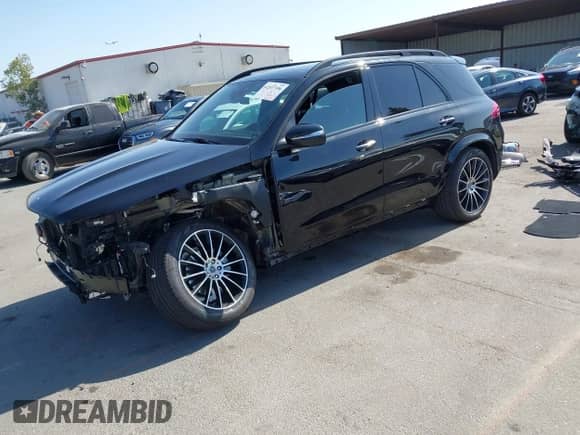 2023 Mercedes-Benz GLE 350 with VIN 4JGFB4JE2PA885002, listed as a IAAI auction lot 42537396 with 13,950 mi miles and . Bid and sale history available at DreamBid. Image 18.