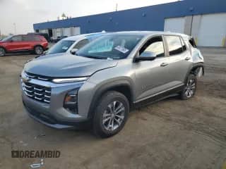 2025 Chevrolet Equinox FWD LT с VIN 3GNAXHEG3SL129061, выставлен на аукционе Copart как лот 68077685 с пробегом 12 078 миль миль и Списание • Salvage title. История ставок и продаж доступна на DreamBid. Изображение 1.