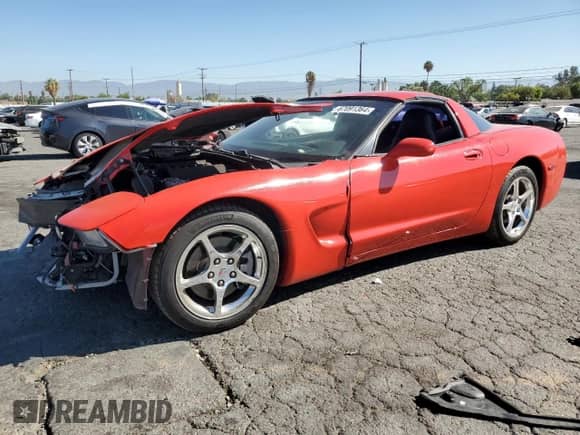 2004 Chevrolet Corvette с VIN 1G1YY22G945125940, выставлен на аукционе Copart как лот 67091364 с пробегом 76 677 миль миль и Списание • Salvage title. История ставок и продаж доступна на DreamBid. Изображение 1.