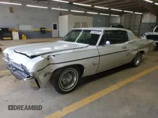 1968 Chevrolet Impala с VIN 164478U192910, выставлен на аукционе Copart как лот 61403315 с пробегом 97 259 миль миль и Списание • Salvage title. История ставок и продаж доступна на DreamBid. Изображение 1.