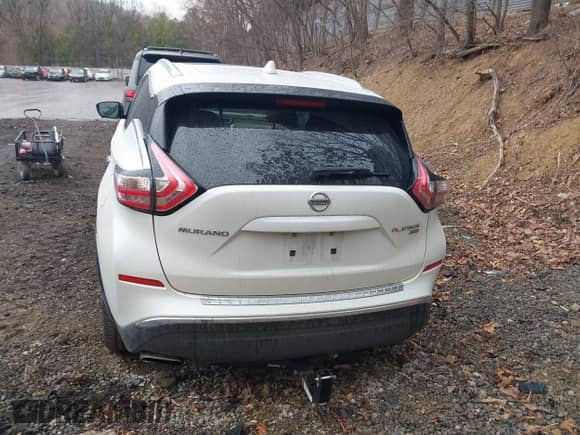 2017 Nissan Murano SL with VIN 5N1AZ2MH3HN145615, listed as a IAAI auction lot 41914576 with 157,990 mi miles and . Bid and sale history available at DreamBid. Image 16.