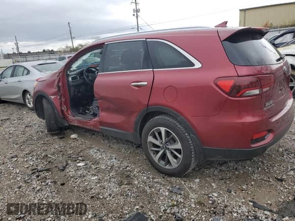 2019 Kia Sorento EX z VIN 5XYPH4A51KG471564, wystawiony jako Copart lot #81415334 z przebiegiem Nie podano mil oraz Nie do naprawy • Non repairable. Historia ofert i sprzedaży dostępna na DreamBid. Obrazek 2.