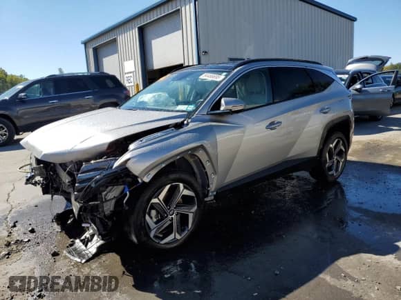 2023 Hyundai Tucson Limited с VIN KM8JECA18PU086607, выставлен на аукционе Copart как лот 84466695 с пробегом 23 122 миль миль и Списание • Salvage title. История ставок и продаж доступна на DreamBid. Изображение 1.