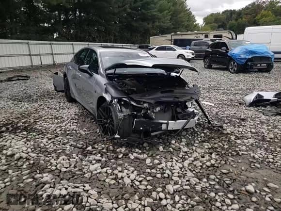 2024 Lexus IS 500 F Sport Performance z VIN JTHAP1D27R5005356, wystawiony jako Copart lot #73366184 z przebiegiem 9 916 mil mil oraz Szkoda całkowita • Salvage title. Historia ofert i sprzedaży dostępna na DreamBid. Obrazek 11.