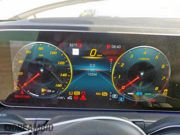 2023 Mercedes-Benz GLS 450 with VIN 4JGFF5KE4PA944575, listed as a Copart auction lot 63399625 with 10,354 mi miles and Salvage title. Bid and sale history available at DreamBid. Image 9.