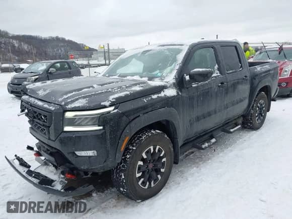 2023 Nissan Frontier SV with VIN 1N6ED1EK4PN663639, listed as a IAAI auction lot 41269049 with 16,829 mi miles and . Bid and sale history available at DreamBid. Image 2.
