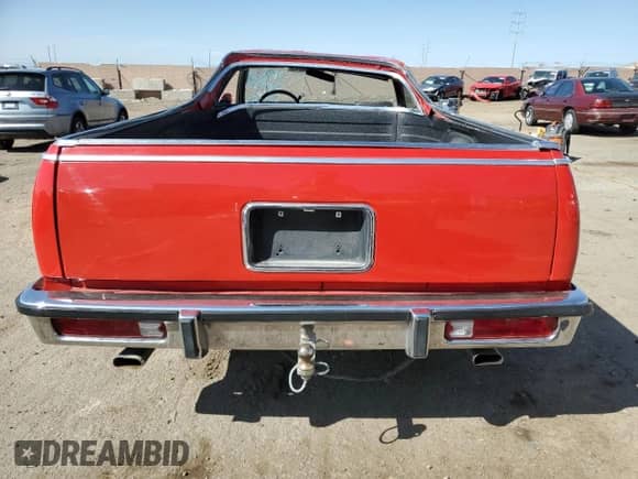 1980 Chevrolet El Camino with VIN 1W80JAR406857, listed as a Copart auction lot 50603845 with 21,815 mi miles and Salvage title. Bid and sale history available at DreamBid. Image 6.