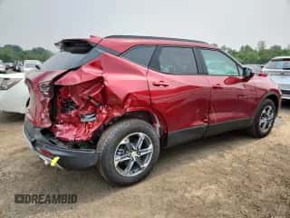 2025 Chevrolet Blazer LT с VIN 3GNKBJRS5SS104905, выставлен на аукционе Copart как лот 67225115 с пробегом 4 103 миль миль и Списание • Salvage title. История ставок и продаж доступна на DreamBid. Изображение 3.