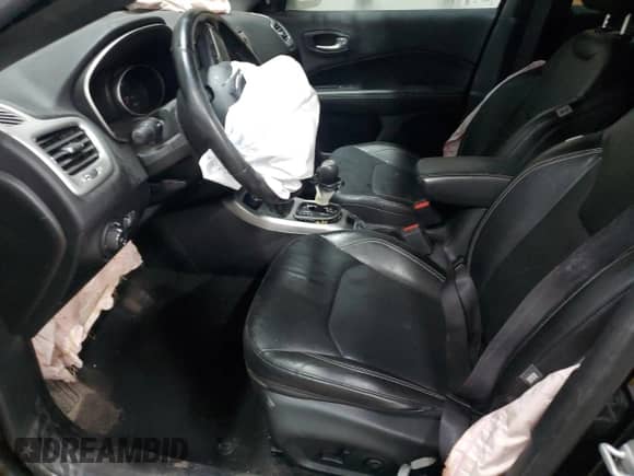 2021 Jeep Compass 80th Anniversary with VIN 3C4NJDEB7MT537168, listed as a Copart auction lot 81947115 with 35,696 mi miles and Non repairable. Bid and sale history available at DreamBid. Image 7.