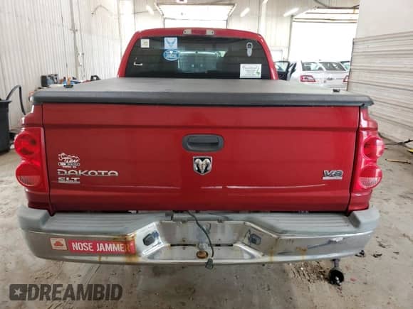 2006 Dodge Dakota SLT with VIN 1D7HE48N06S641079, listed as a Copart auction lot 61915825 with 120,387 mi miles and Salvage title. Bid and sale history available at DreamBid. Image 6.