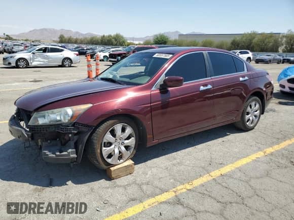 2009 Honda Accord EX-L with VIN 1HGCP36869A010547, listed as a Copart auction lot 68557885 with 146,029 mi miles and Salvage title. Bid and sale history available at DreamBid. Image 1.