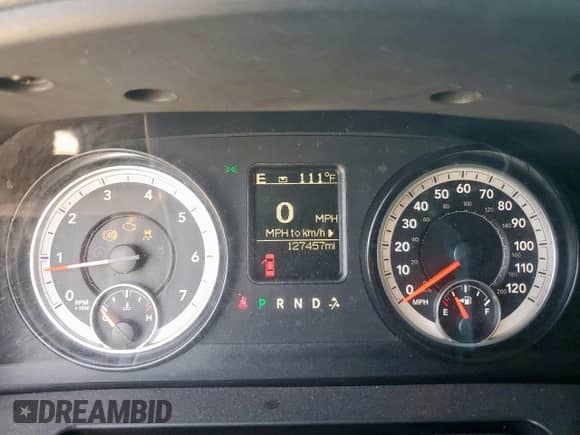 2015 Ram 1500 Express with VIN 1C6RR6KT3FS676048, listed as a Copart auction lot 66008255 with 127,457 mi miles and Salvage title. Bid and sale history available at DreamBid. Image 9.