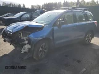 2018 Subaru Forester z VIN JF2SJABC3JH535217, wystawiony jako Copart lot #84706175 z przebiegiem 86 669 mil mil oraz Szkoda całkowita • Salvage title. Historia ofert i sprzedaży dostępna na DreamBid. Obrazek 1.