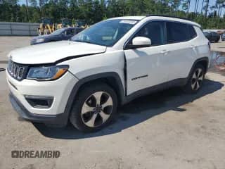 2018 Jeep Compass Latitude with VIN 3C4NJCBB3JT127672, listed as a Copart auction lot 71157015 with 64,509 mi miles and Salvage title. Bid and sale history available at DreamBid. Image 1.