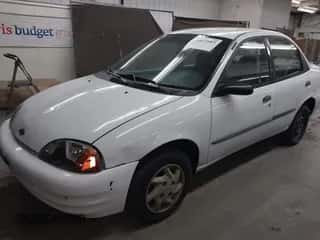 2001 Chevrolet Metro Lsi with VIN 2C1MR522816702155, listed as a IAAI auction lot 41829889 with 162,769 mi miles and . Bid and sale history available at DreamBid. Image 2.