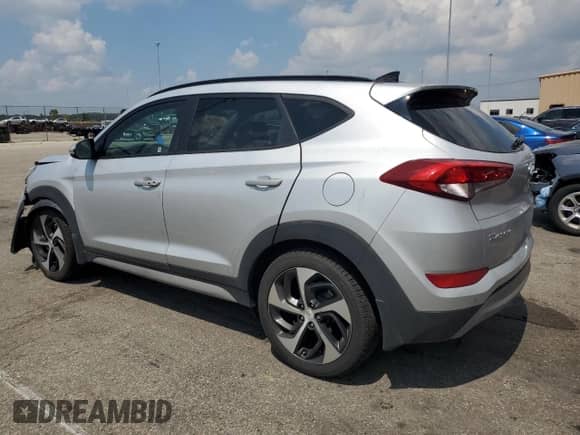 2018 Hyundai Tucson Limited with VIN KM8J3CA29JU793687, listed as a Copart auction lot 68687695 with 119,872 mi miles and Salvage title. Bid and sale history available at DreamBid. Image 2.