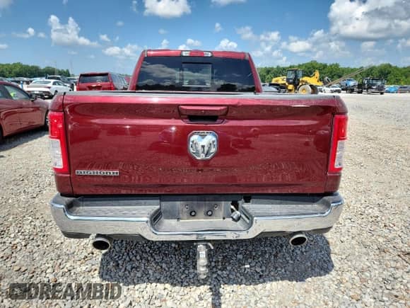 2022 Ram 1500 Big Horn with VIN 1C6RREMT3NN316055, listed as a Copart auction lot 64795325 with 35,113 mi miles and Salvage title. Bid and sale history available at DreamBid. Image 6.
