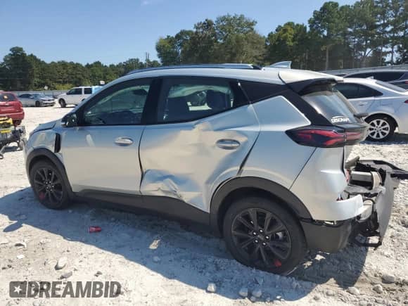 2023 Chevrolet Bolt EUV LT с VIN 1G1FY6S07P4185789, выставлен на аукционе Copart как лот 80166175 с пробегом 58 413 миль миль и Списание • Salvage title. История ставок и продаж доступна на DreamBid. Изображение 2.