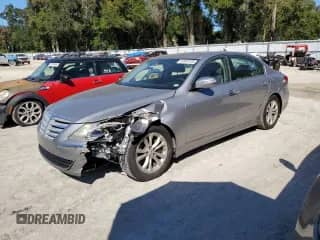 2013 Hyundai Genesis 3.8L с VIN KMHGC4DD4DU230001, выставлен на аукционе Copart как лот 87024725 с пробегом 149 913 миль миль и Списание • Salvage title. История ставок и продаж доступна на DreamBid. Изображение 1.