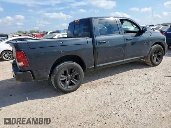 2017 Ram 1500 Night with VIN 1C6RR7MT9HS726828, listed as a Copart auction lot 80216585 with 146,701 mi miles and Salvage title. Bid and sale history available at DreamBid. Image 3.