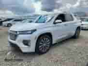 2023 Chevrolet Traverse Premier z VIN 1GNEVKKW2PJ116266, wystawiony jako Copart lot #70329845 z przebiegiem Nie podano mil oraz Szkoda całkowita • Salvage title. Historia ofert i sprzedaży dostępna na DreamBid. Obrazek 1.