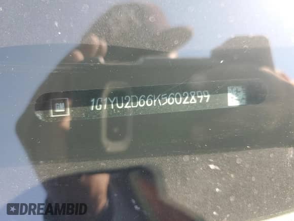 2019 Chevrolet Corvette Z06 3LZ with VIN 1G1YU2D66K5602899, listed as a Copart auction lot 70591644 with Not provided miles and Salvage title. Bid and sale history available at DreamBid. Image 13.